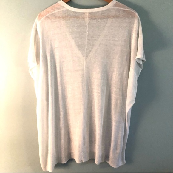 White+Warren Linen Blend Cardigan. Size XS/S. - Picture 3 of 12